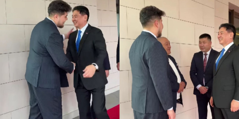 "Моңғолия президентімен кездестік": Танымал қазақстандық блогер қуанышты хабарын жеткізді (ВИДЕО)