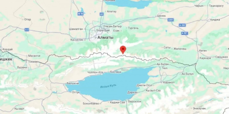 Алматы маңында жер сілкінді