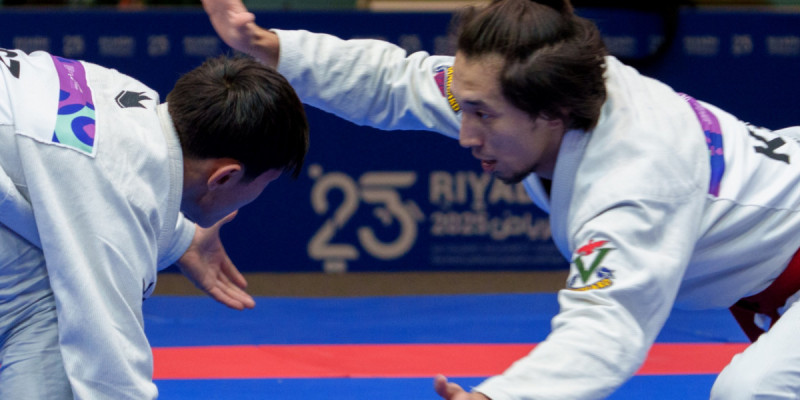 Үш спортшы Азия ойындарында джиу-джитсудан қола медаль үшін бақ сынайды