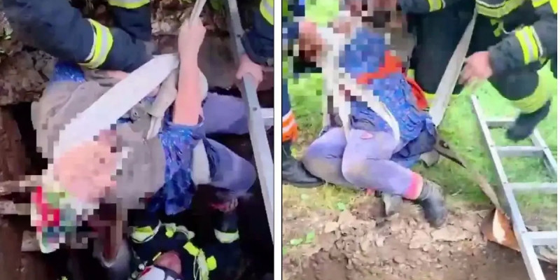 Шымкентте қарт әйел көшедегі кәріз құдығына құлап кеткен