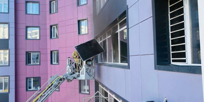 Астанада тұрғын үй кешендерінің бірінде өрт шықты