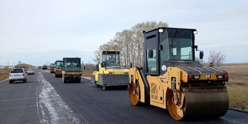 «Көкшетау – Атбасар» автожолында жөндеу жұмыстары жүргізіліп жатыр