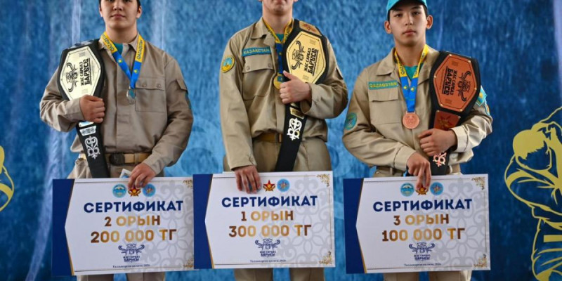 Жетісу облысында «Жас сарбаз барысы» республикалық турнирі өтті