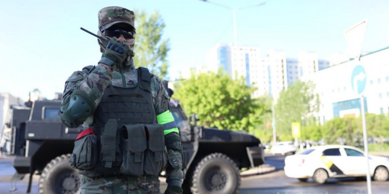 Қорғаныс министрлігінің бөлімшелері жоғары деңгейдегі сапардың қауіпсіздігін қамтамасыз етуде