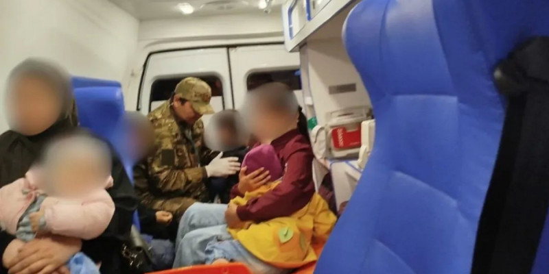 Қызылорда-Павлодар тасжолында әйел 5 баласымен бірге жол апатына түсті