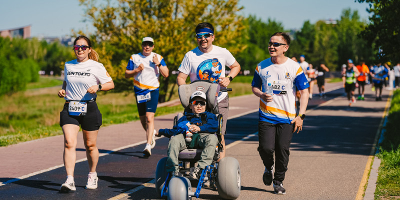 BI Marathon 2026: Астанада өткен мерейлі спорттық шарада ерекше балалар үшін 45 миллион теңге жиналды