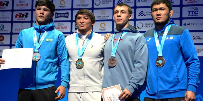Ұлттық ұлан сарбаздары еркін күрестен Қазақстан Кубогінде жүлдегер атанды