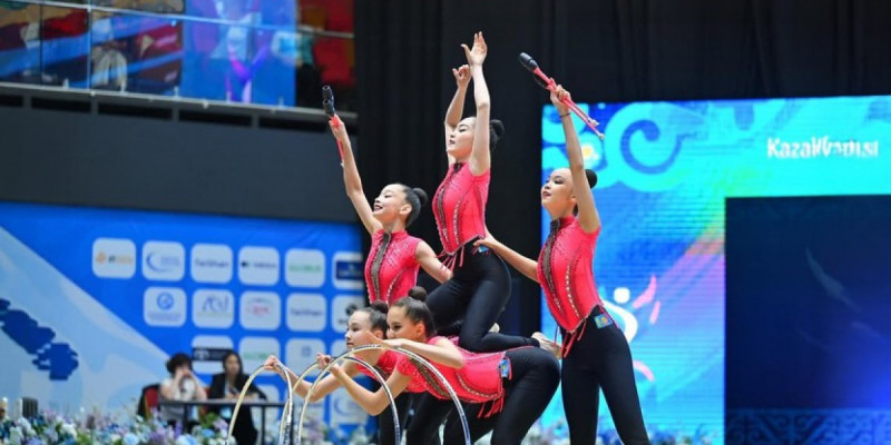 Қазақстан көркем гимнастикадан Азия чемпионатында күміс медаль жеңіп алды