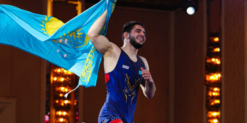 Балуан Майис Алиев Азия чемпионында алтын медаль жеңіп алды