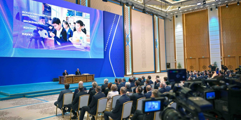 Қасым-Жомарт Тоқаев пен Владимир Путин Астанадағы «Сириус» мектебінің құрылысын бастап берді