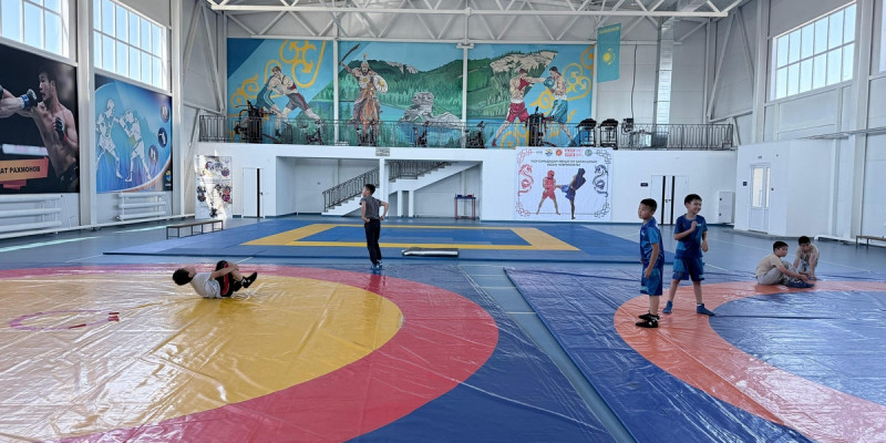 Ақмола облысында жаңа спорт кешені пайдалануға берілді