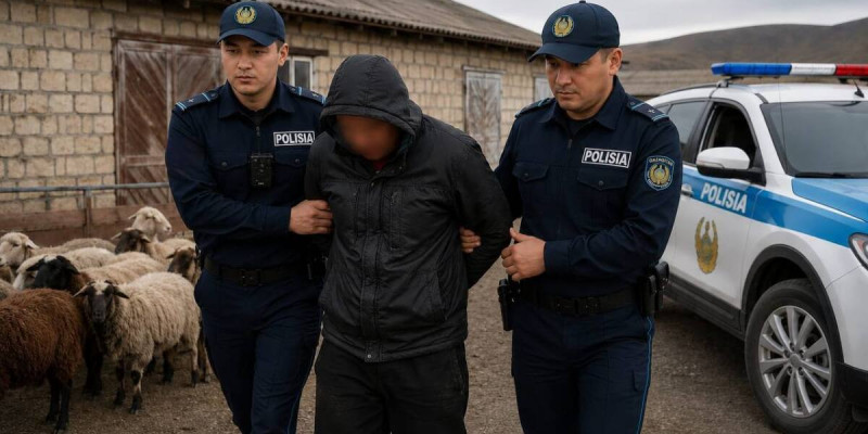 Жамбылда шаруа қожалығының бұрынғы бақташысы 72 бас малды ұрлап кеткен