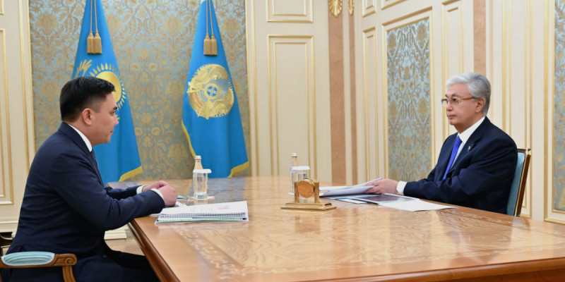 Президент Шымкент қаласының әкімі Ғабит Сыздықбековті қабылдады