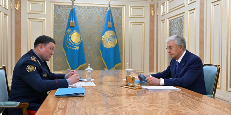 Мемлекет басшысы Ішкі істер министрі Ержан Сәденовті қабылдады