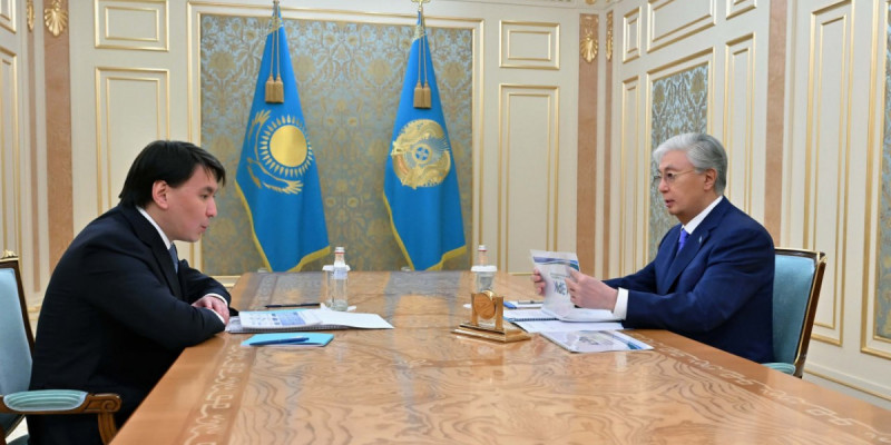 Президент Бәсекелестікті қорғау және дамыту агенттігінің төрағасы Марат Омаровты қабылдады