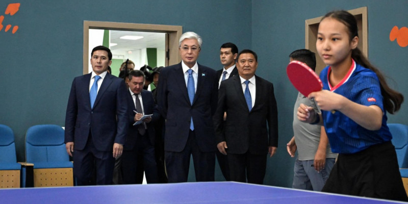 Президент Burabay Arena спорт сарайына барды