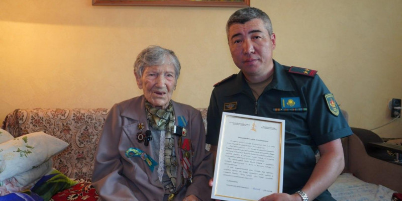 Екінші дүниежүзілік соғыс ардагері Екатерина Баранова 101 жасқа толды