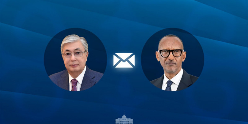 Мемлекет басшысы Руанда Президентіне құттықтау жеделхатын жолдады