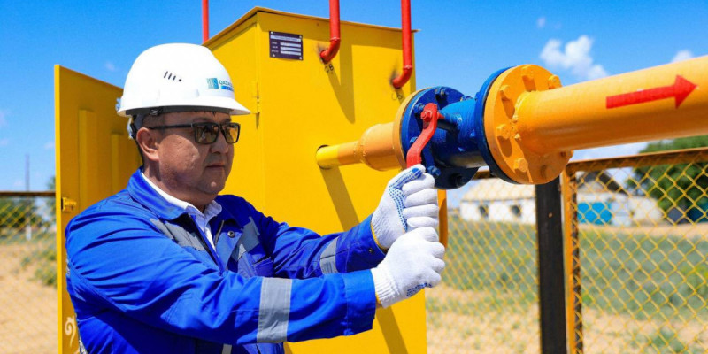 Ақтөбенің бес ауылына газ тартылды