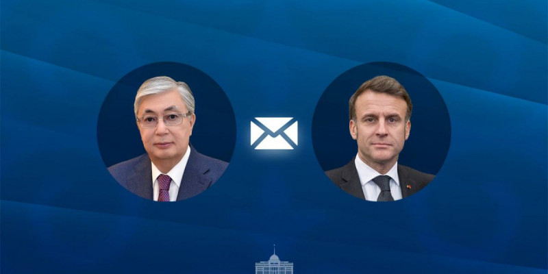 Мемлекет басшысы Франция Президентіне құттықтау жеделхатын жолдады