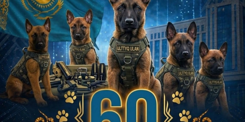 Ұлттық ұланның кинология орталығында соңғы екі жылда 60 күшік өсірілді