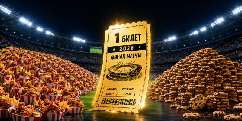 4 520 KFC баскеті, 31 жылға жететін печенье: әлем чемпионатының билеті қаншадан сатылды?