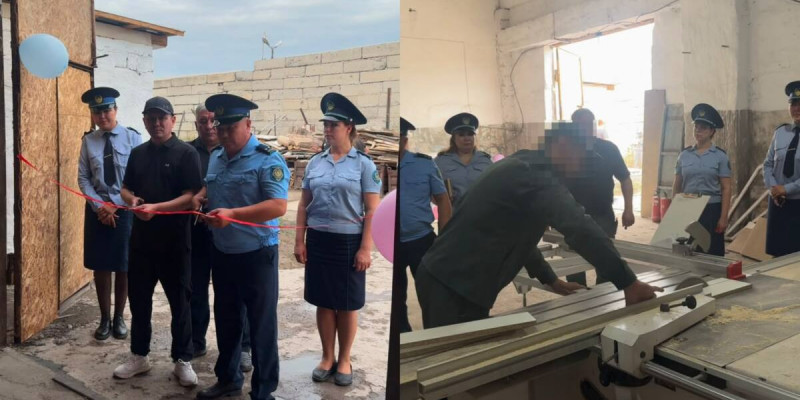 Павлодар облысындағы абақтыда жаңа кәсіпорын ашылды