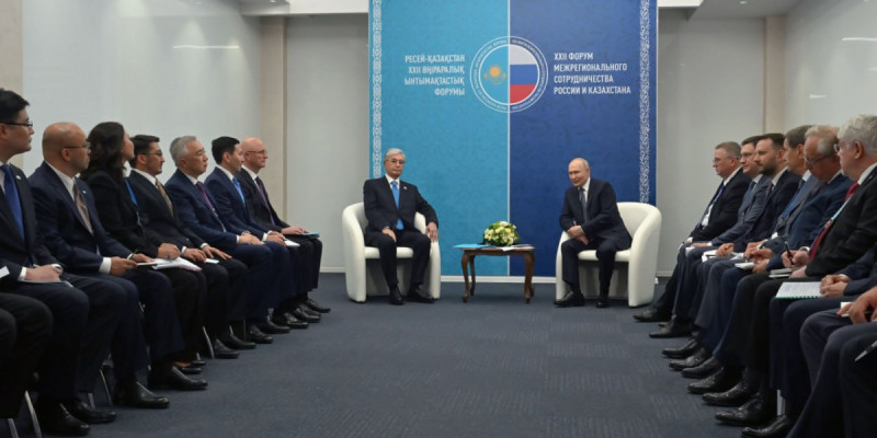 Путин Қазақстан мен Ресейдің тарихи байланысын ерекше атап өтті