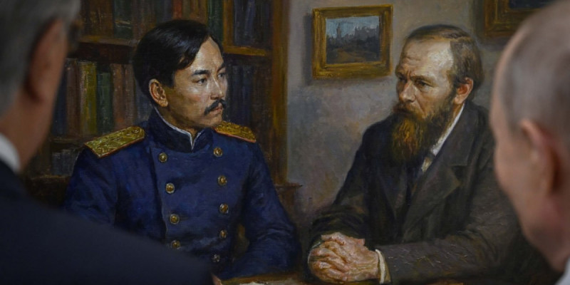 Тоқаев Путинге Шоқан Уәлиханов пен Федор Достоевский бейнеленген картинаны сыйға тартты