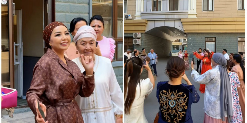 «Есік-төр көрсетіп жатырмыз»: Әнші Алтынай Жорабаева жаңа құдаларын көрсетті (ВИДЕО)