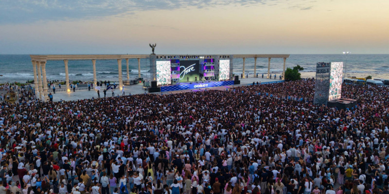 Каспий жағалауында өткен «ӘDILET EVENT» кешін 10 мыңға жуық тұрғын тамашалады