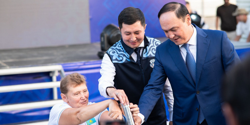Таразда Инклюзивті спорт орталығының іргетасына капсула салу рәсімі өтті