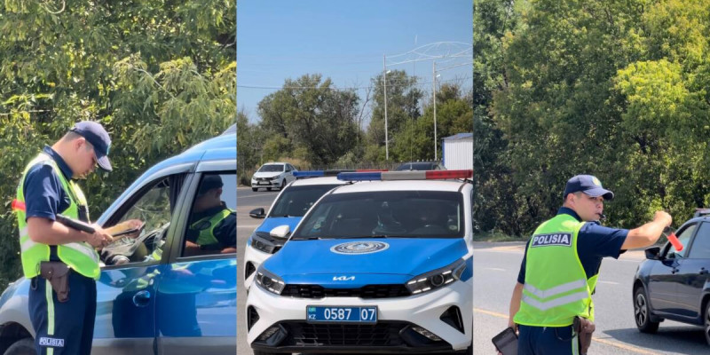 «Заң мен тәртіп»: Оралда жол ережесін бұзған 162 жүргізуші ұсталды