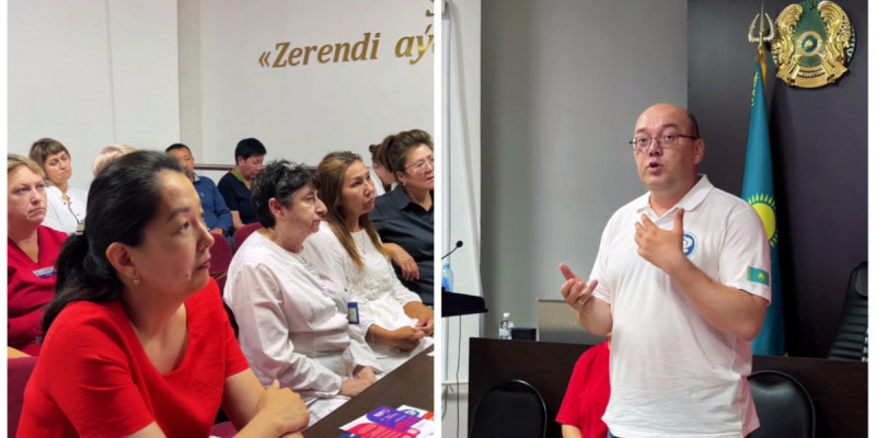 ЖСДП төрағасы Зерендіде дәрігерлермен кездесті