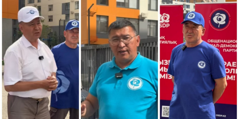 ЖСДП өкілдері Астана тұрғындарымен қалдықтарды бөлек жинау мәселесін талқылады