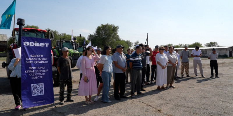 «Әділет» партиясының кандидаттары Алматы, Жетісу, Ақмола және Атырау облысы тұрғындарымен кездесті