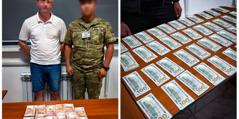 70 мың долларды киіміне жасырып, шекарадан алып өтпек болған азамат ұсталды