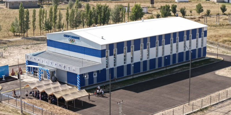 Жамбыл облысындағы ауылда жаңа спорт кешені ашылды – Үкімет