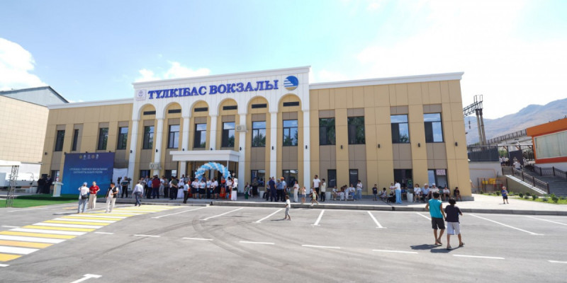 Түркістан облысында жаңа «Түлкібас» теміржол вокзалы пайдалануға берілді