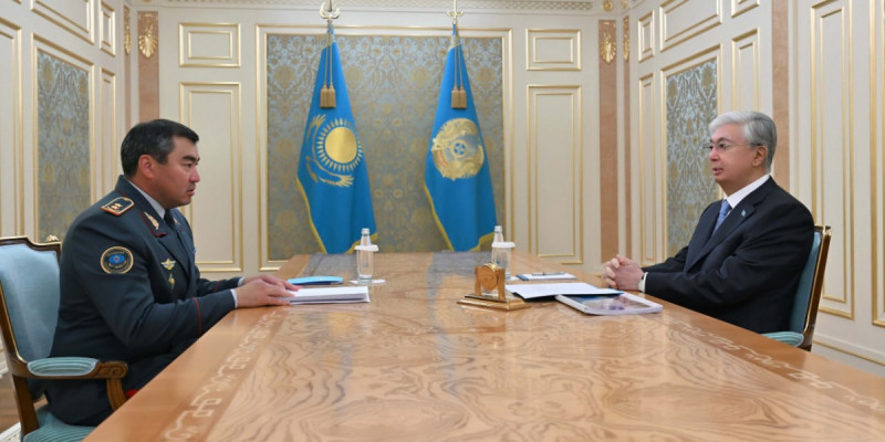 Мемлекет басшысы Төтенше жағдайлар министрі Шыңғыс Әріновті қабылдады