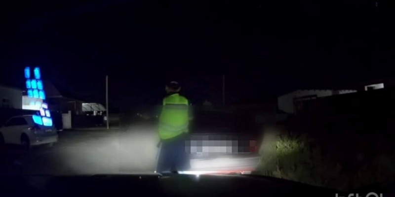 Қызылорда облысында мас күйінде көлік тізгіндеген жүргізуші ұсталды