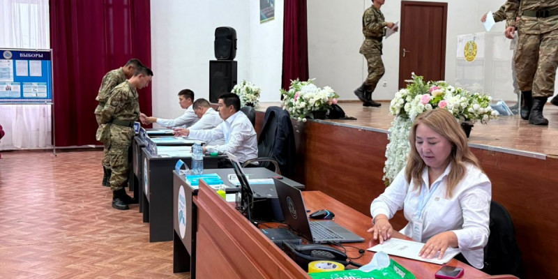 Көкшетаулық ұландықтар Құрылтай сайлауында ең алғашқы болып дауыс берді