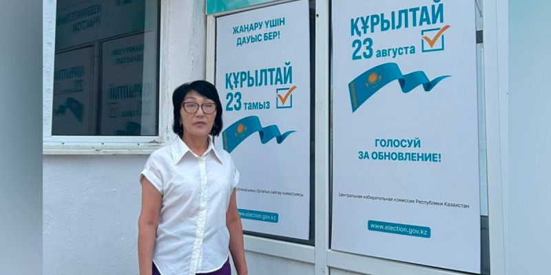 Жезқазғанда дауыс беру процесі белгіленген тәртіпке сәйкес өтіп жатыр – бақылаушы