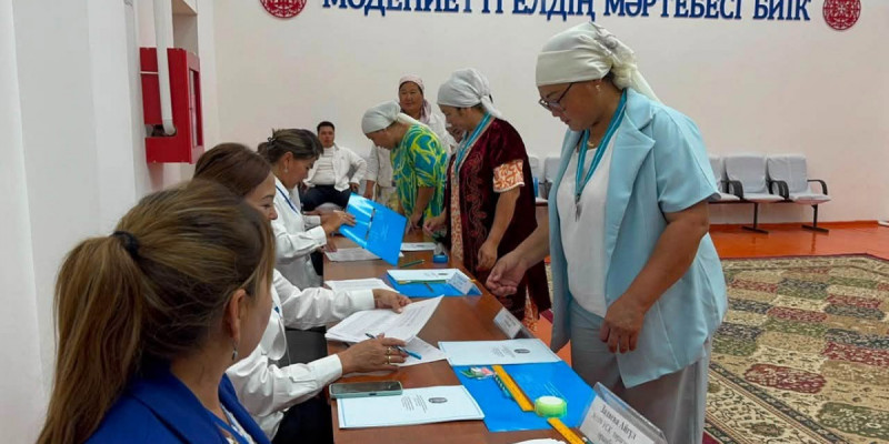 Қызылорда облысында 15 батыр ана бір мезетте сайлау учаскесіне келді