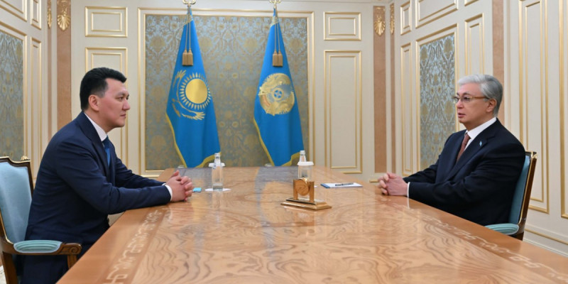 Мемлекет басшысы Вице-Президент Ерлан Қаринді қабылдады