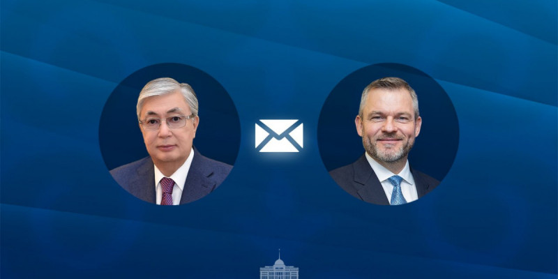 Мемлекет басшысы Словакия Президентіне құттықтау жеделхатын жолдады
