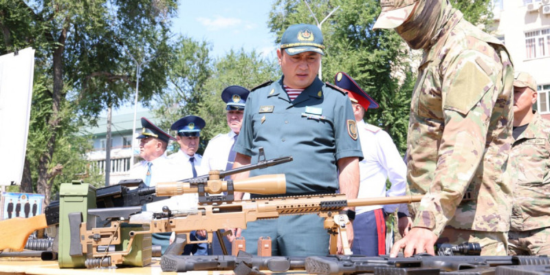 Ұлттық ұланның Бас қолбасшысы Жетісудағы әскери бөлімді тексерді