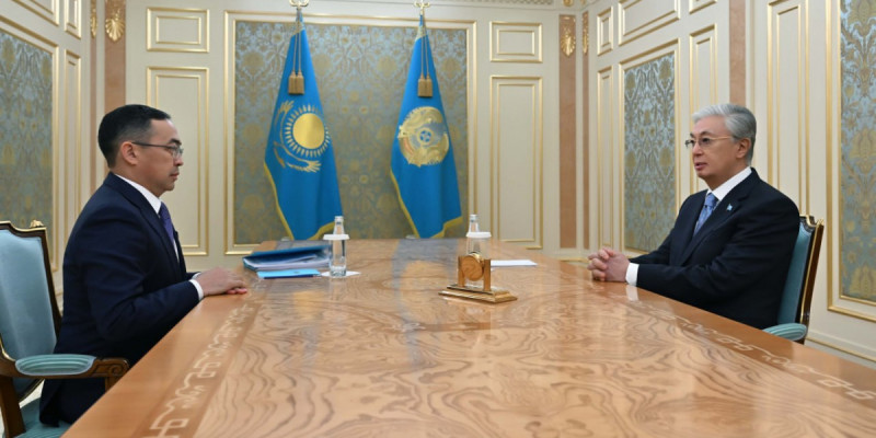 Президент Мәдениет және ақпарат министрі Арман Қырықбаевты қабылдады