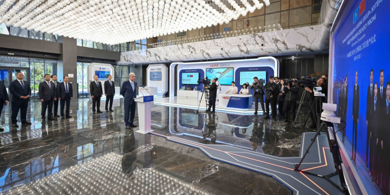 Мемлекет басшысы жүгері өңдеу зауытын іске қосу рәсіміне қатысты