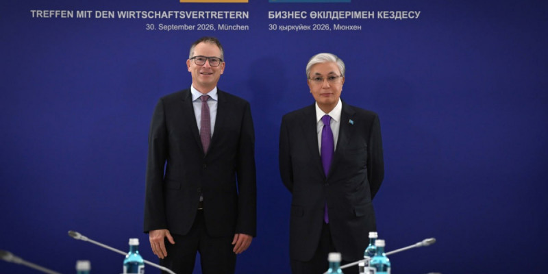Қасым-Жомарт Тоқаев Siemens AG компаниясының вице-президенті Бернд Ульбрихтты қабылдады